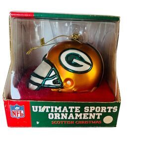 NFL Green Bay Packers 3"‎ Glass ornament.